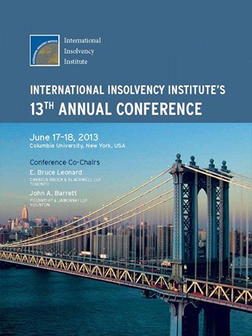 George Bazinas presented on the Eurozone Sovereign Debt Crisis at the International Insolvency Institute